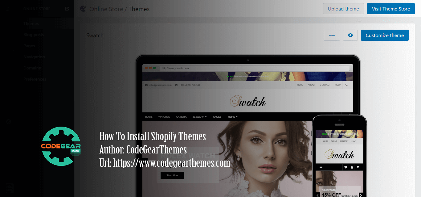 How to Install shopify Theme