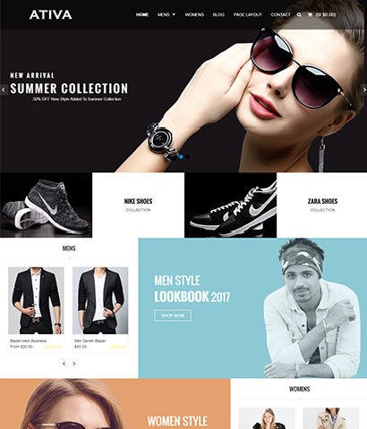 Ativa - Shopify Clothing & Fashion Themes